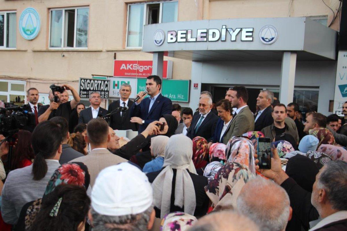 Murat Kurum: Muhalefetin her şeyi algı ve yalan