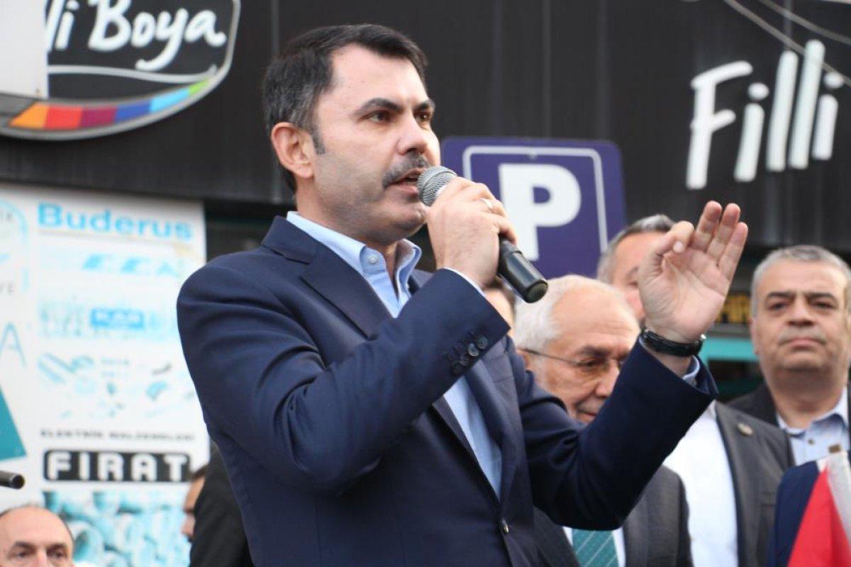 Murat Kurum: Muhalefetin her şeyi algı ve yalan