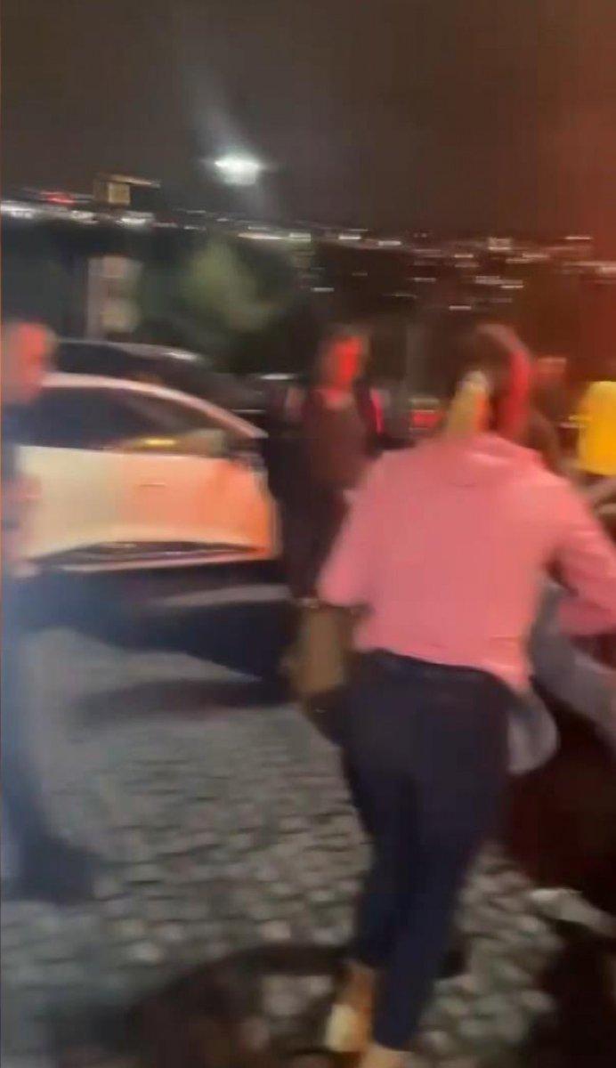 Kağıthane’de, polisin alkollü kadın sürücü ile imtihanı kamerada