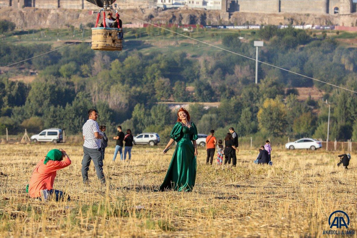 Diyarbakır Sur Kültür Festivali'nde Kapadokya'yı kıskandıracak balon manzaraları