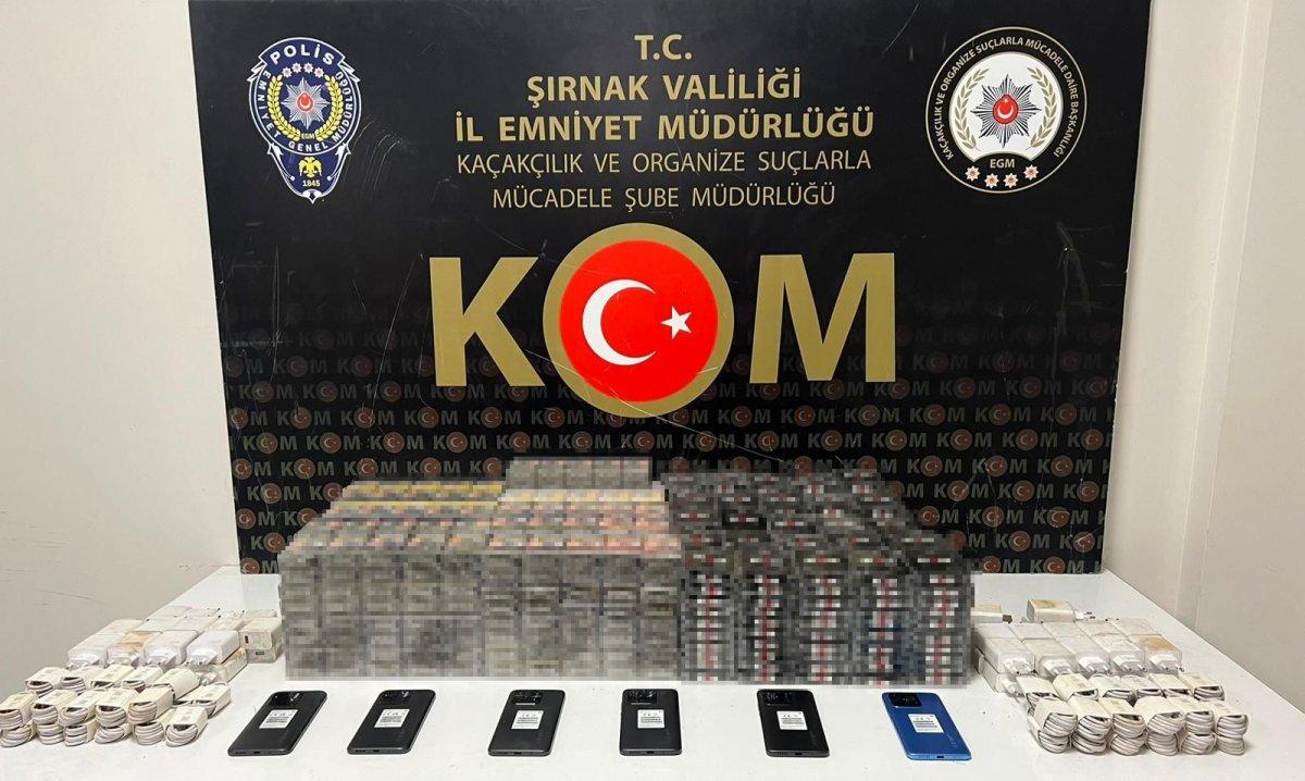 Şırnak’ta kaçakçılık ve asayiş operasyonu: 65 gözaltı