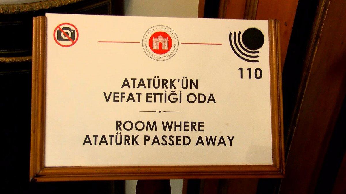 Atatürk’ün odası 10 Kasım’a hazırlanıyor