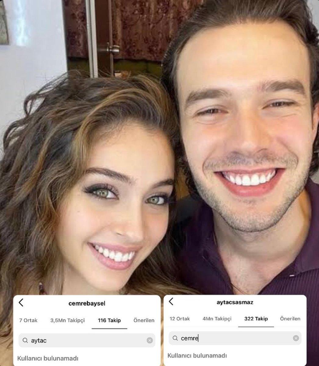 Aytaç Şaşmaz ve Cemre Baysel ayrıldı