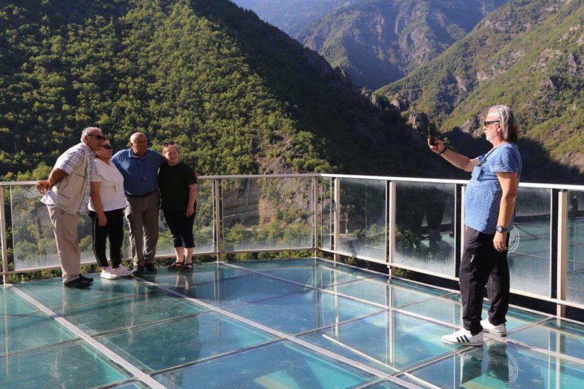 Artvin'de Bazalt Kayalığı'na yoğun ilgi