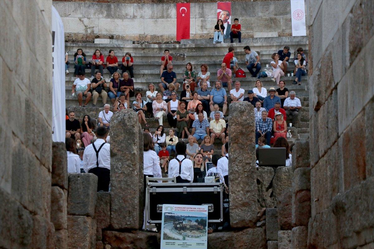Fethiye'de Telmessos Antik Tiyatrosu yeniden açıldı