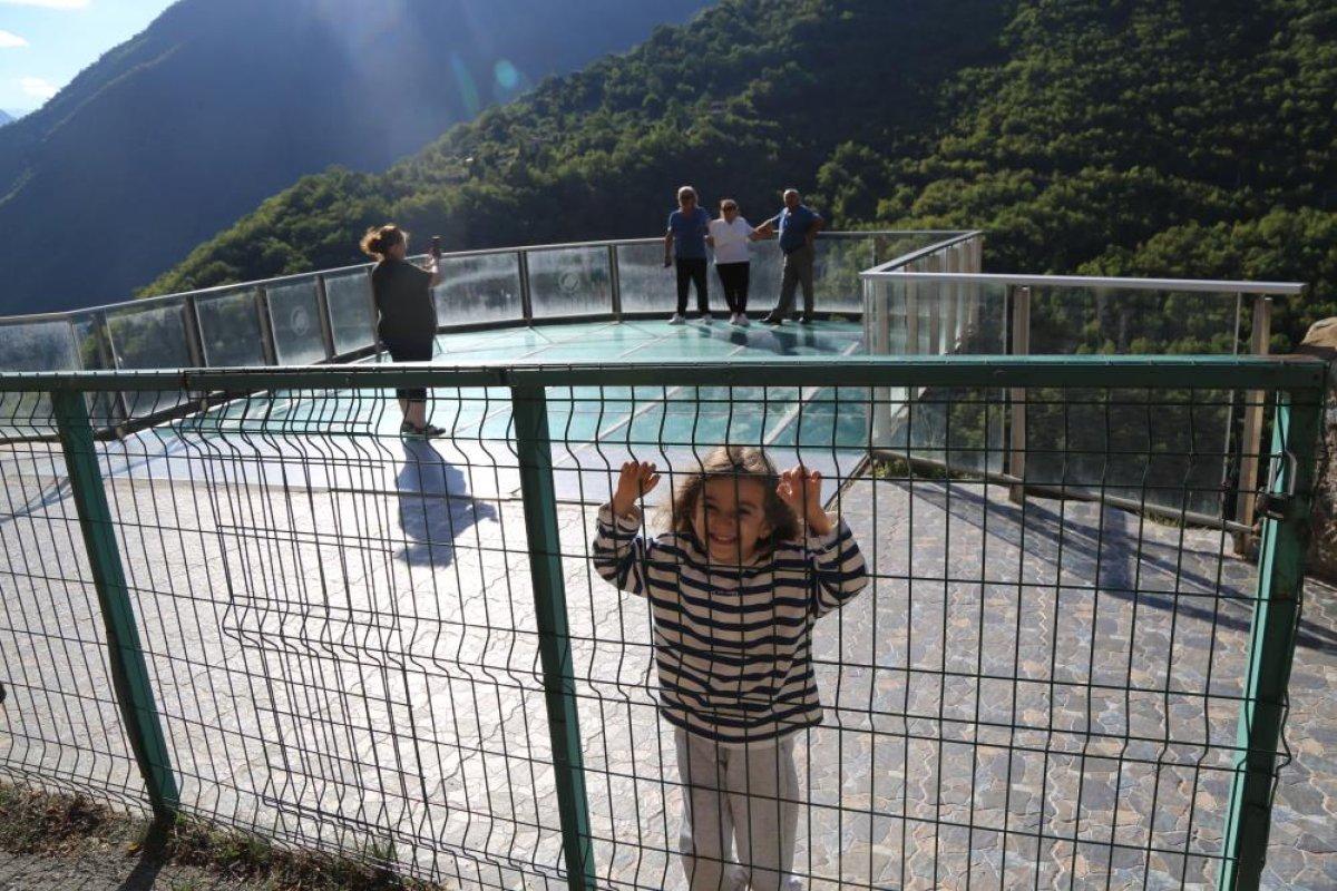 Artvin'de Bazalt Kayalığı'na yoğun ilgi