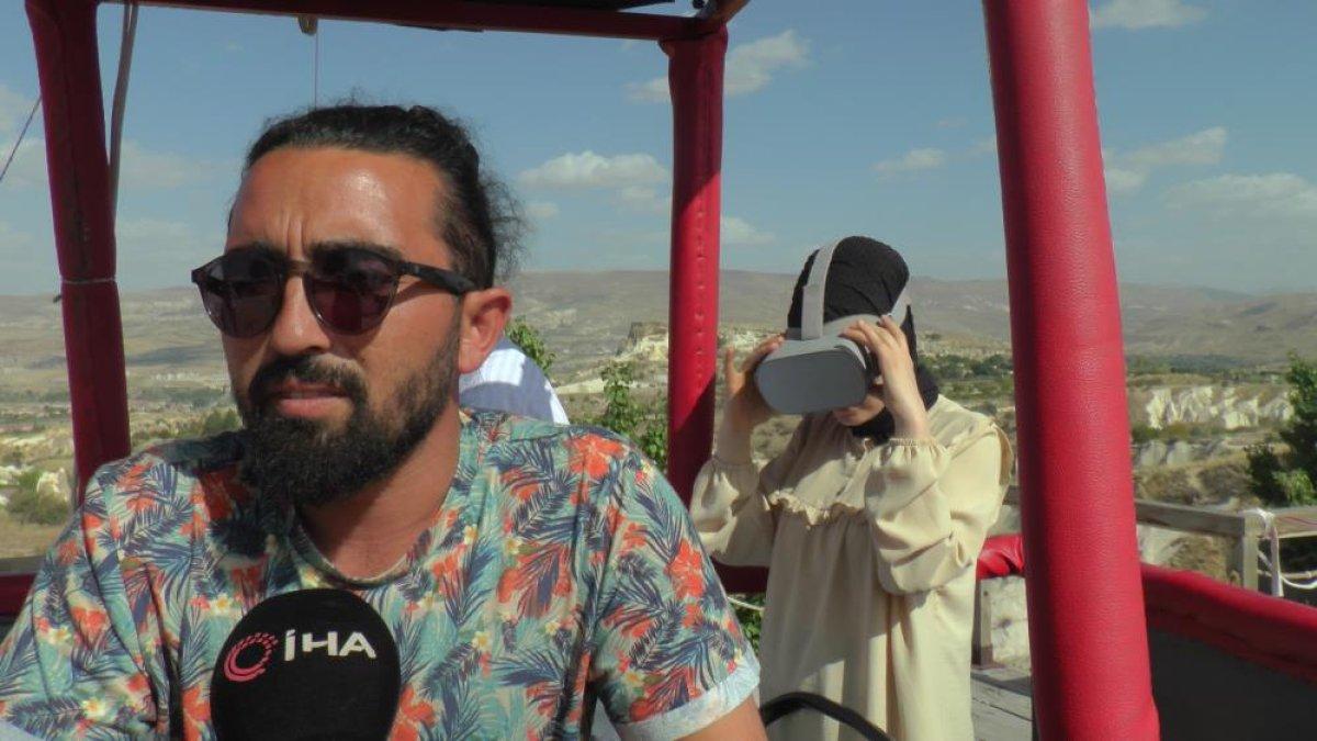 Kapadokya'da balon turu 220 euro olunca sanal tura ilgi arttı