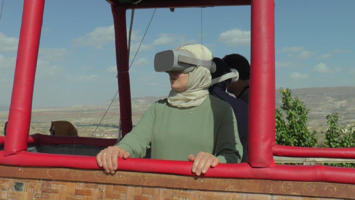 Kapadokya'da balon turu 220 euro olunca sanal tura ilgi arttı