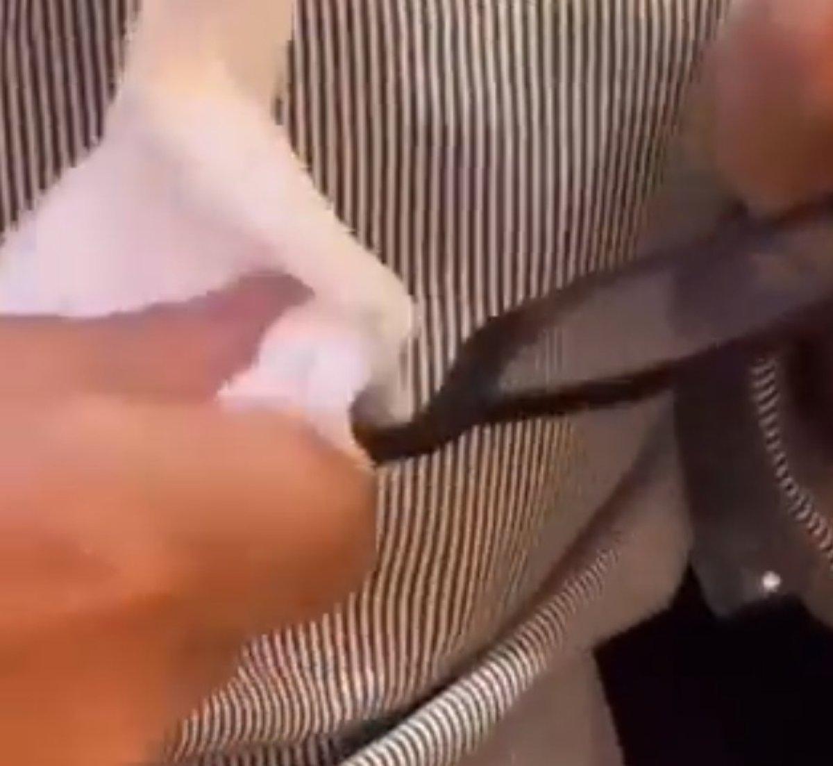 Ahmet Çakar'ın gözlüklerini silme şekli tartışma yarattı