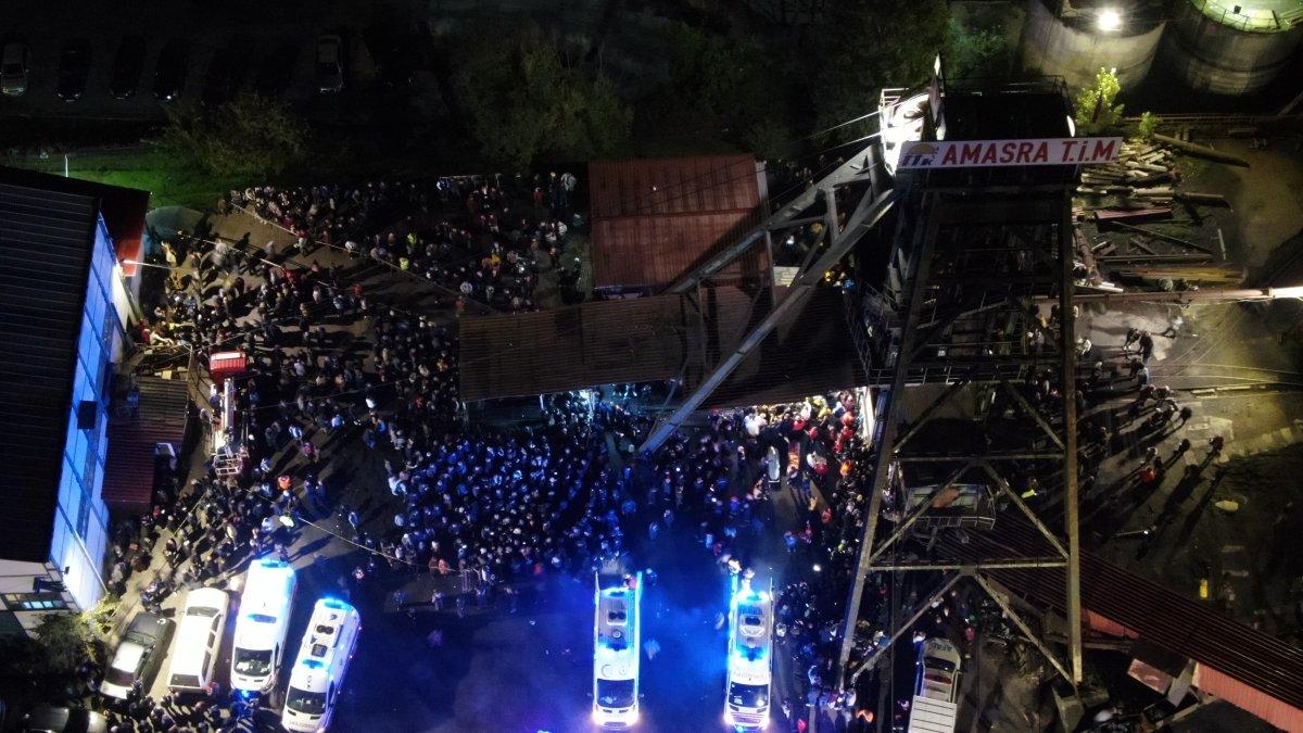 Bartın'da patlama yaşanan maden ocağı, dron ile havadan görüntülendi