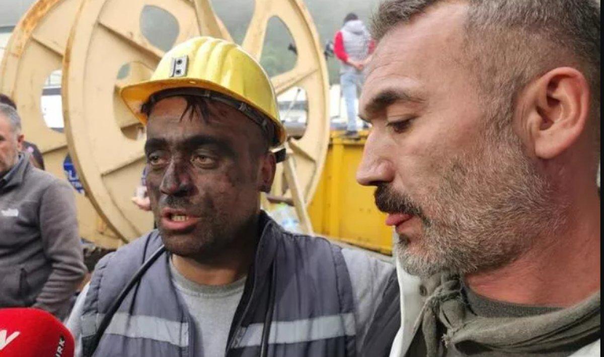 Bartın'da, patlamadan 2 dakika ile kurtuldu