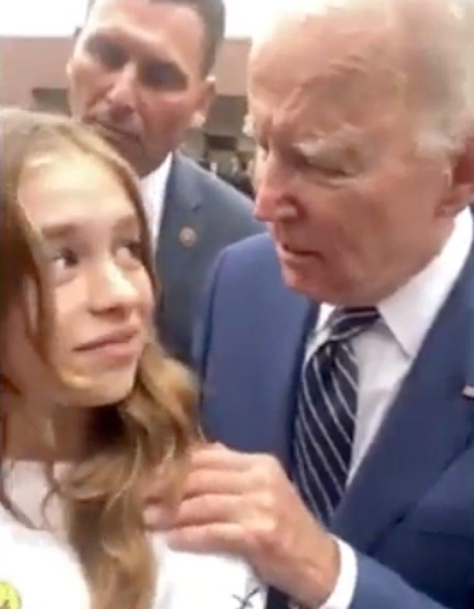 Joe Biden'dan genç kıza ilişki tavsiyesi