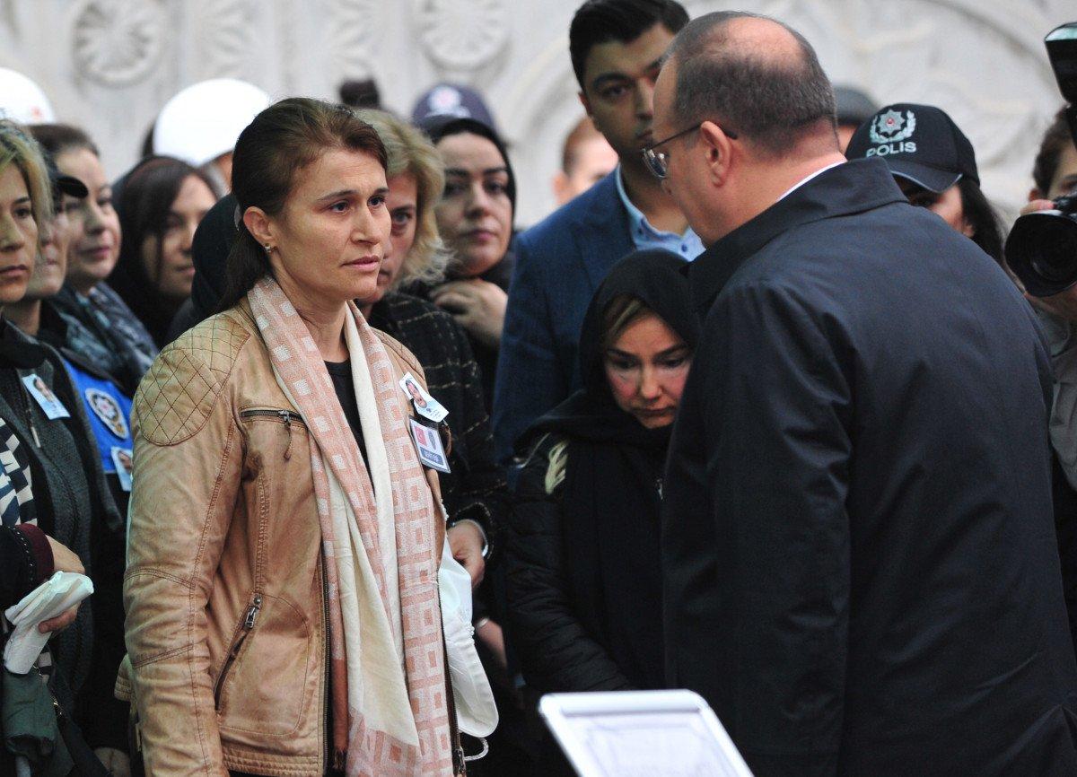 Bursa'da şehit olan polis için tören