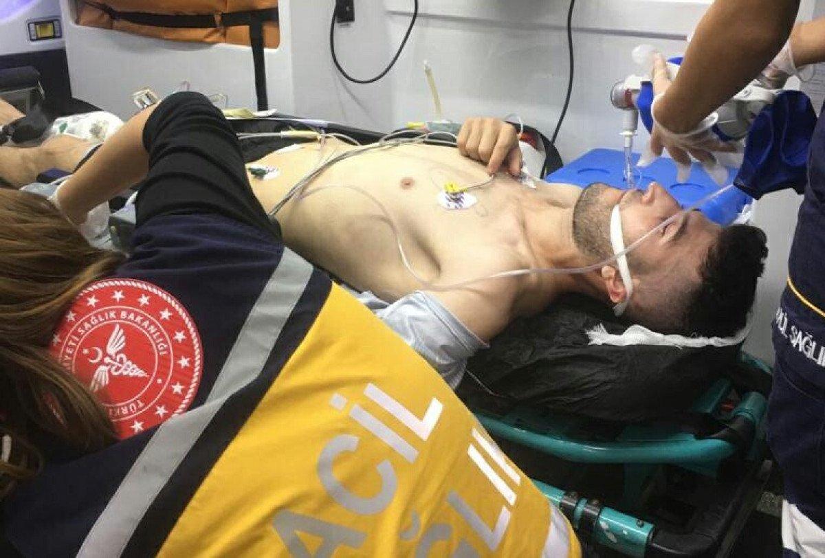 Amatör maçta kalbi durdu