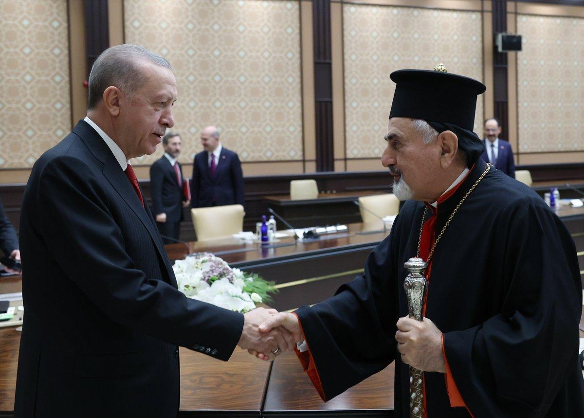 Cumhurbaşkanı Erdoğan, Süryani heyetini kabul etti