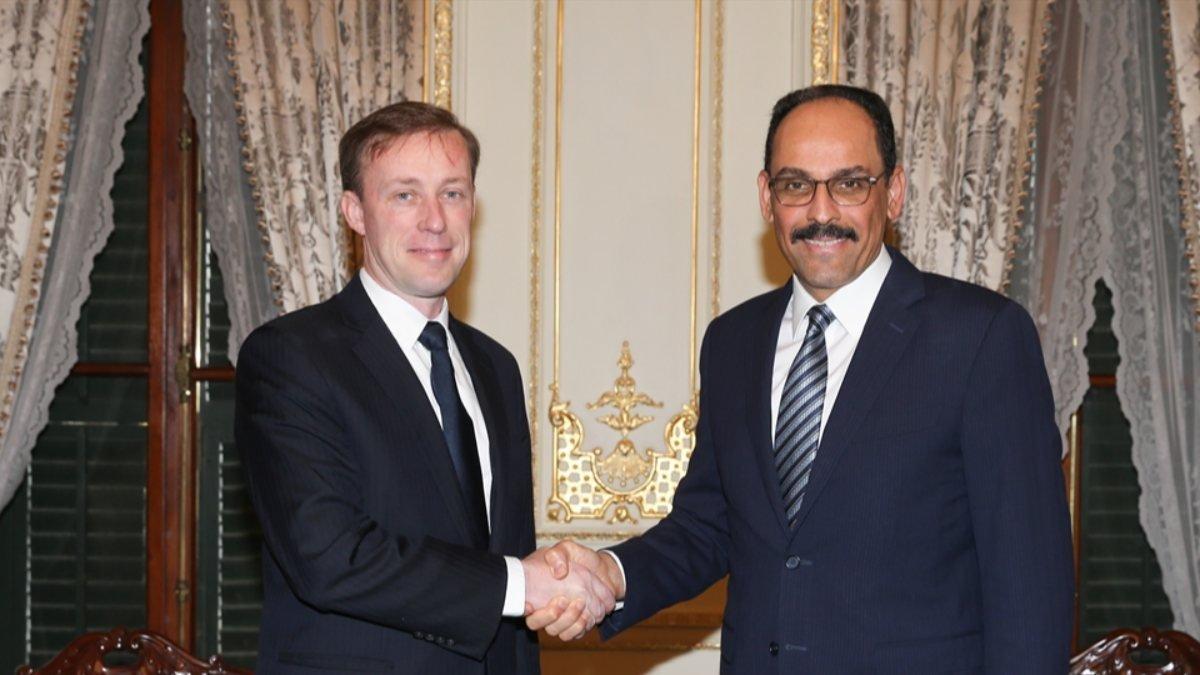 İbrahim Kalın, ABD’nin Ulusal Güvenlik Danışmanı Sullivan ile görüştü