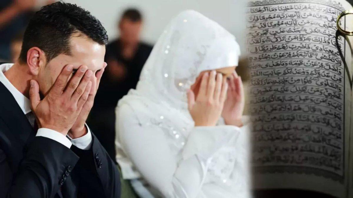 Dini nikah nedir, nasıl kıyılır? Dini nikah kıyılırken ne söylenir, hangi dualar okunur? İmam nikahı şartları!