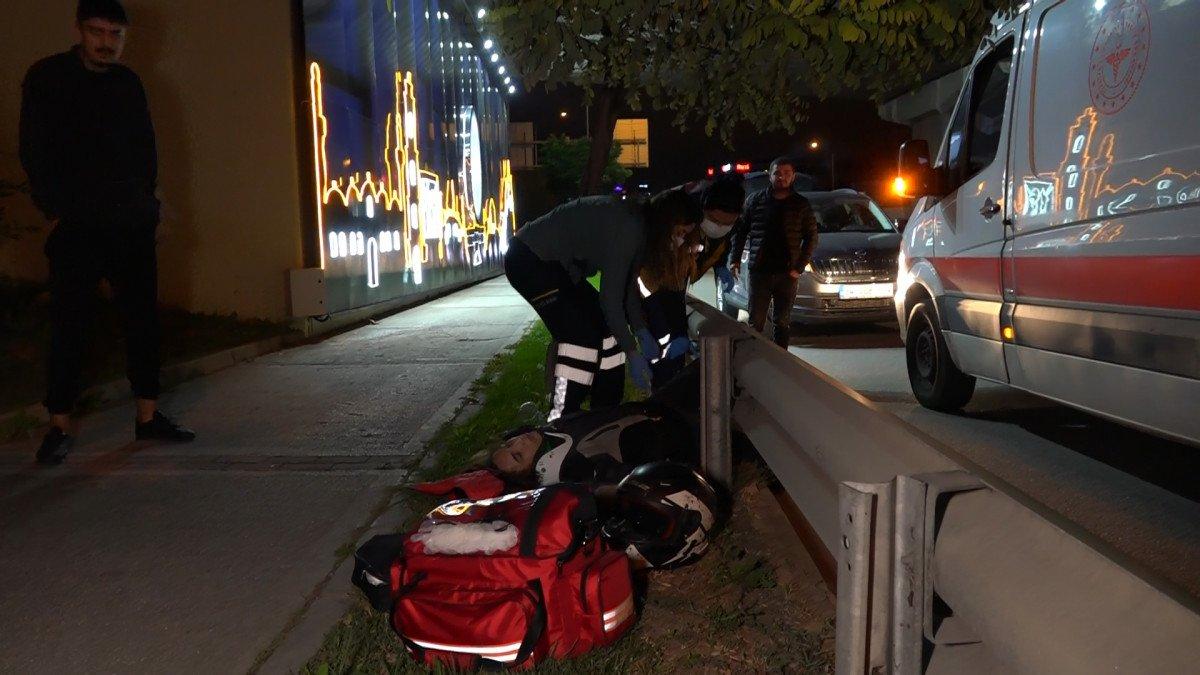 Bursa’da 18 yaşındaki sürücü motosikletten fırladı, ağır yaralandı
