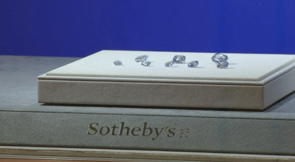 ABD'de satışa çıkan sekiz değerli elmas, 70 milyon dolara alıcı bekliyor