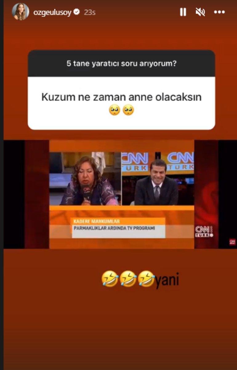 Özge Ulusoy'dan çocuk sorusuna Dilber Ay'lı cevap