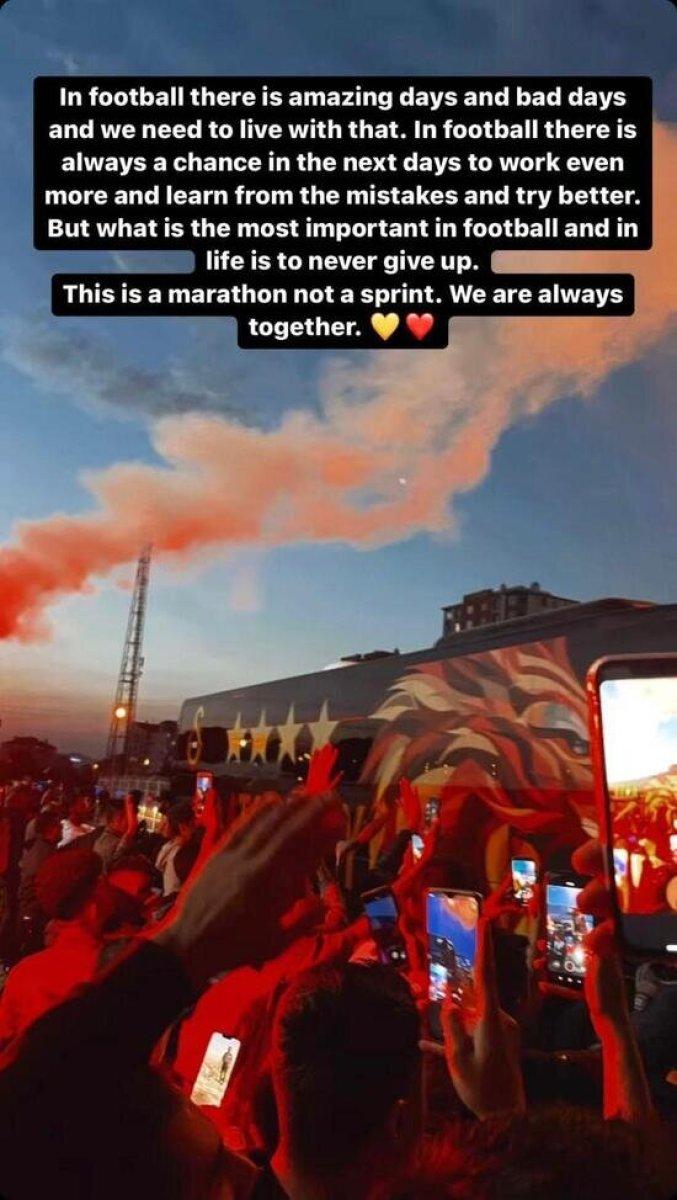 Sergio Oliverira'dan taraftara mesaj