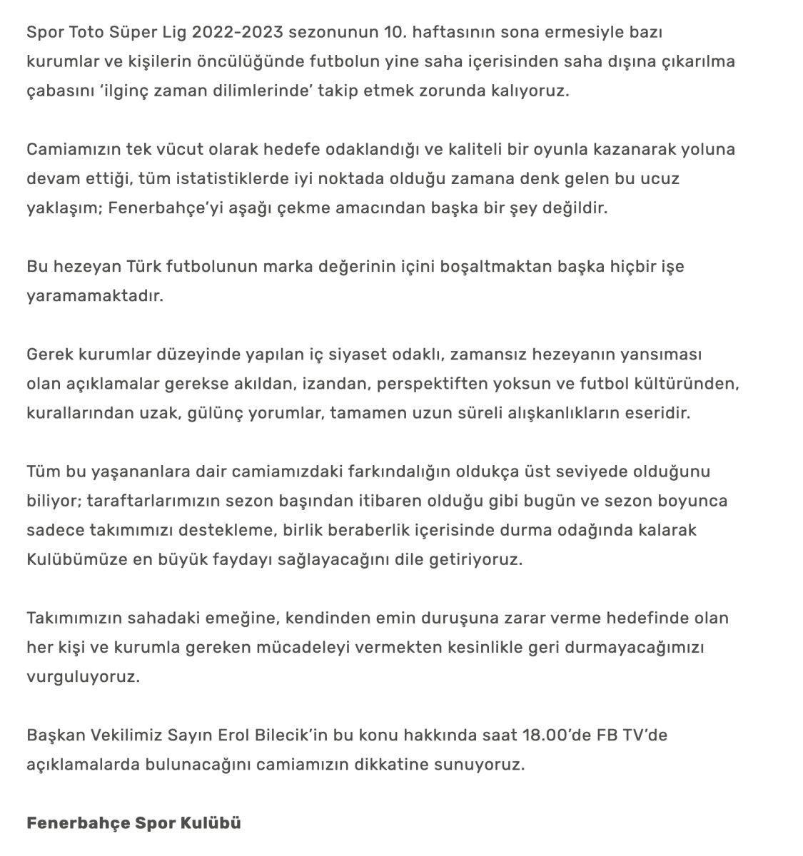 Fenerbahçe ve Galatasaray'dan karşılıklı açıklamalar