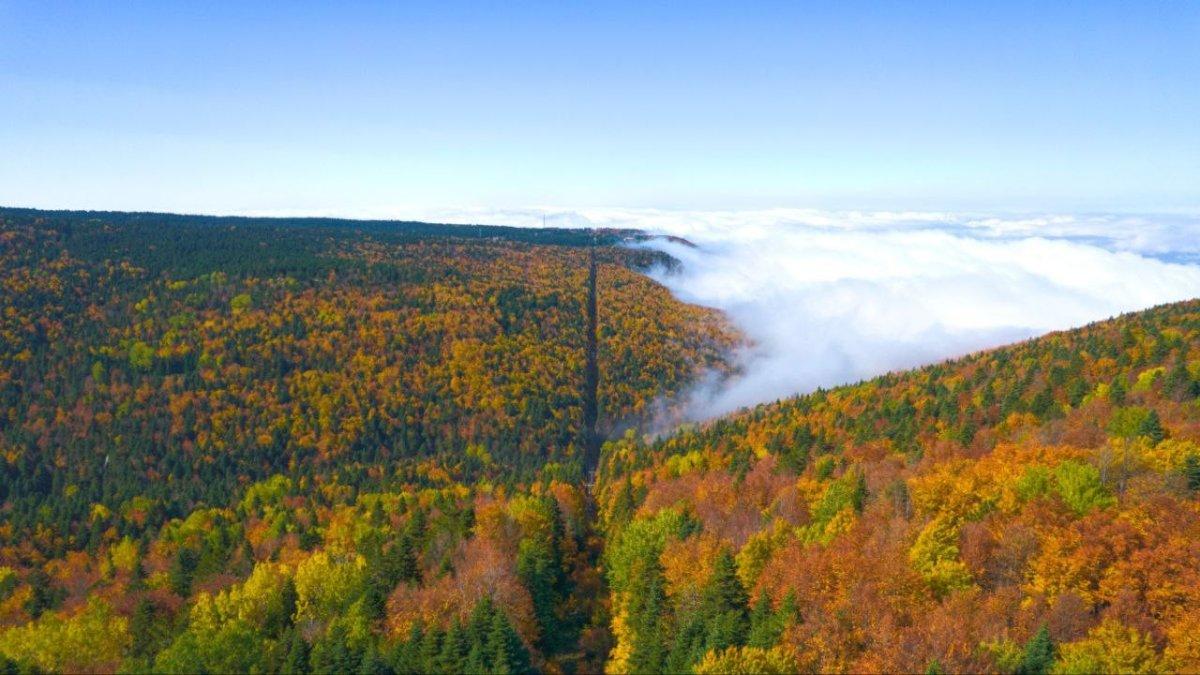 Uludağ, sonbaharda güzelliği ile büyüledi