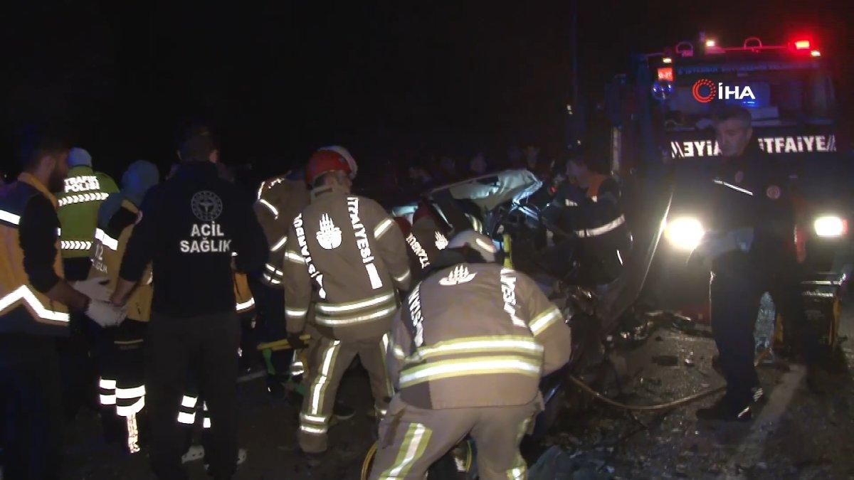 Arnavutköy'de kaza: 2 ölü 7 yaralı