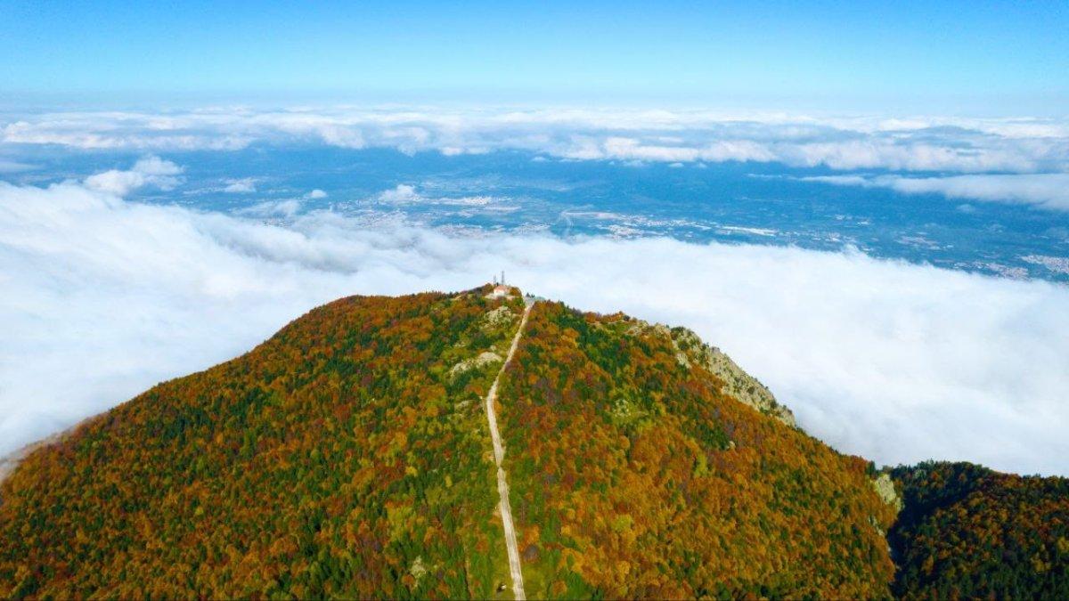 Uludağ, sonbaharda güzelliği ile büyüledi