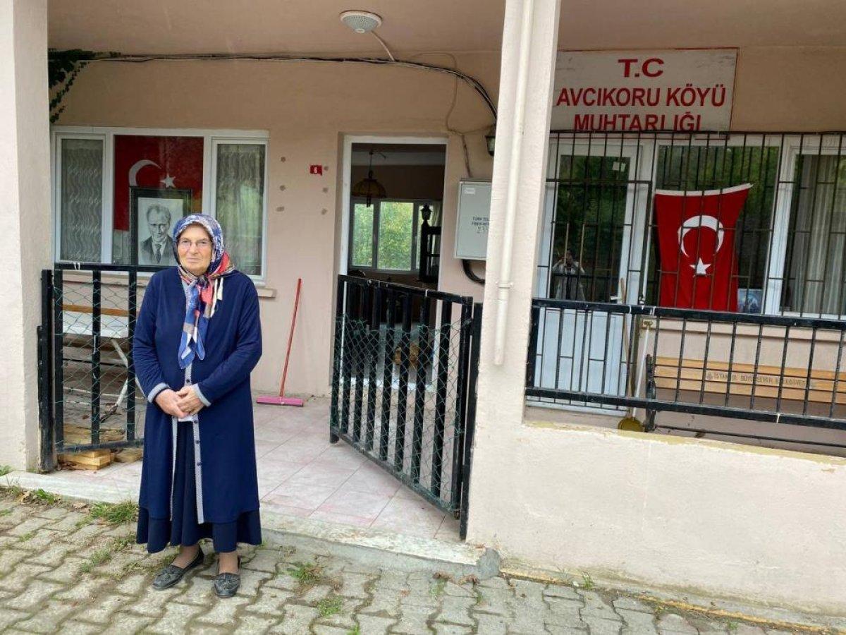Şile'nin 80 yaşındaki muhtarı: Seçimde oyların tamamını aldım