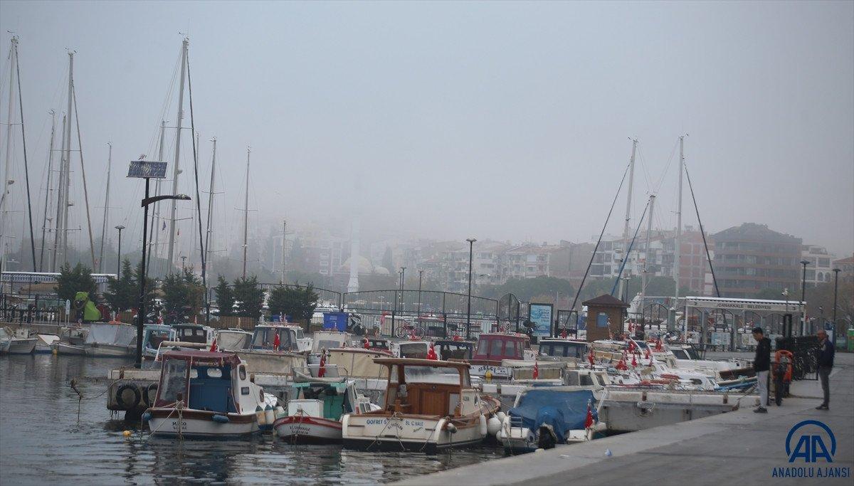 Çanakkale Boğazı yoğun sis nedeniyle kapatıldı