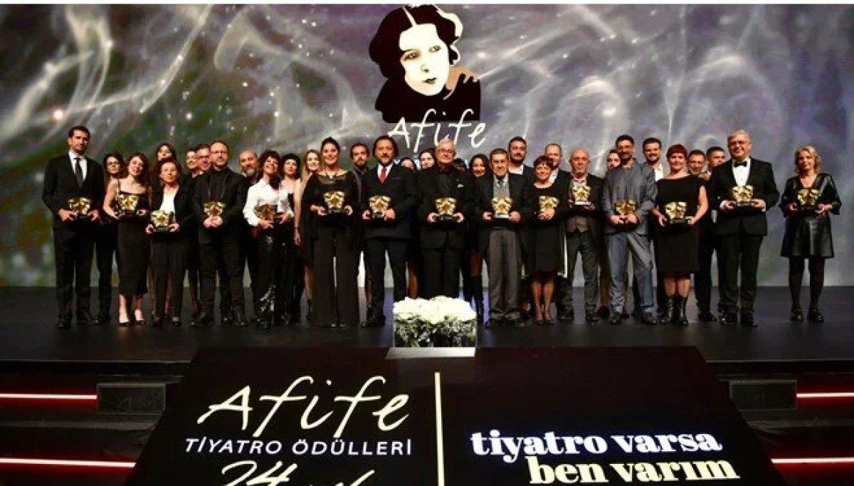 24'üncüsü düzenlenen Afife Tiyatro Ödülleri sahiplerini buldu
