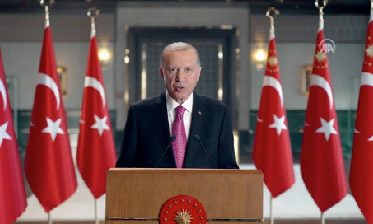 Cumhurbaşkanı Erdoğan, Çevre Forumu'na video mesaj gönderdi