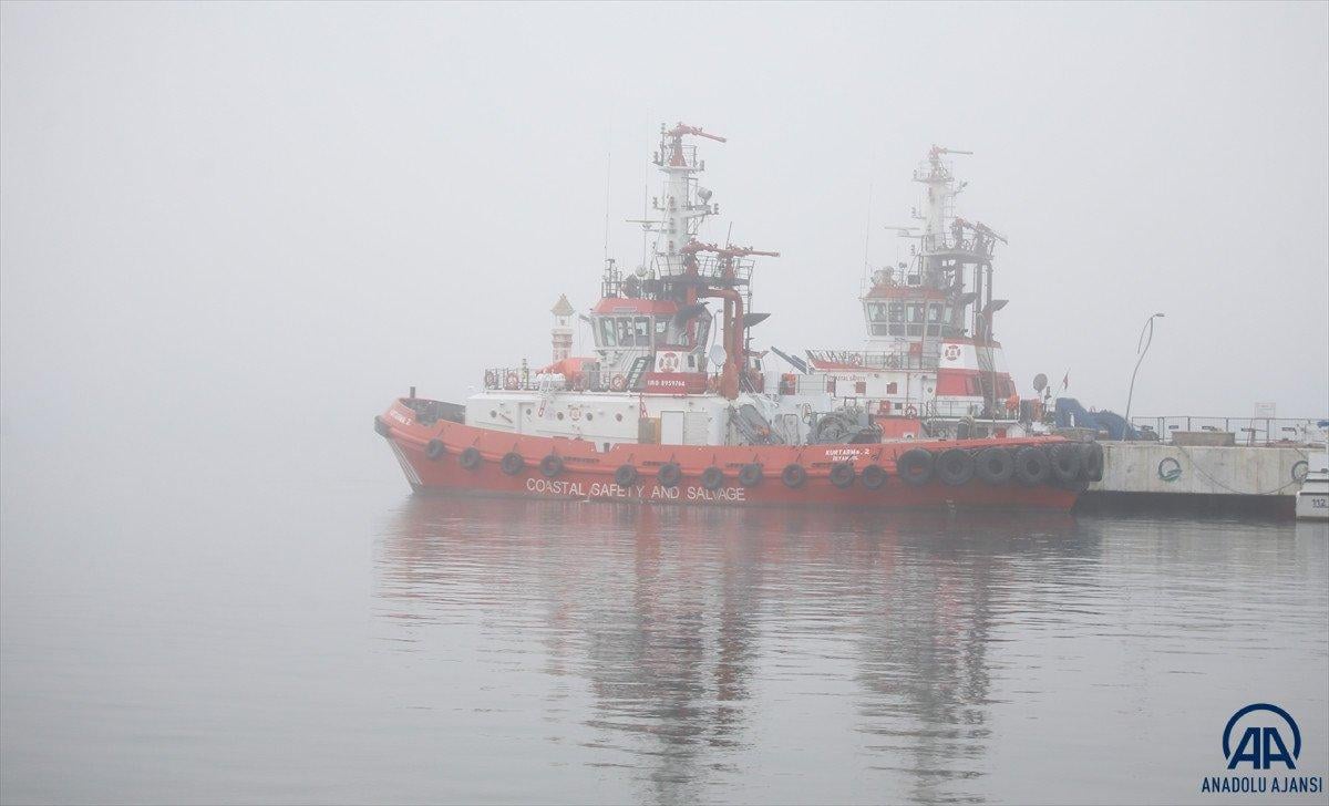 Çanakkale Boğazı yoğun sis nedeniyle kapatıldı