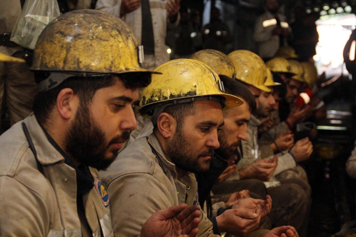 Zonguldak'ta madenciler Bartın şehitleri için dua etti