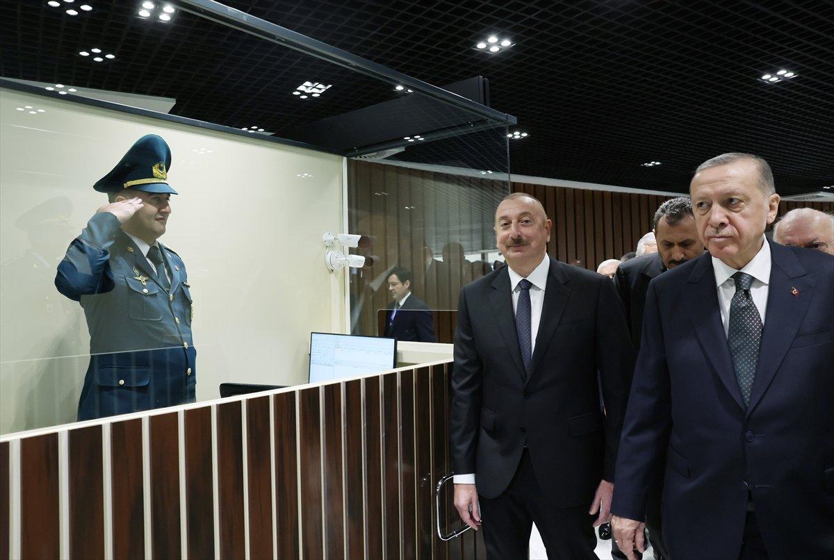 Cumhurbaşkanı Erdoğan ve Aliyev, Zengilan Havalimanı'nın açılışını yaptı