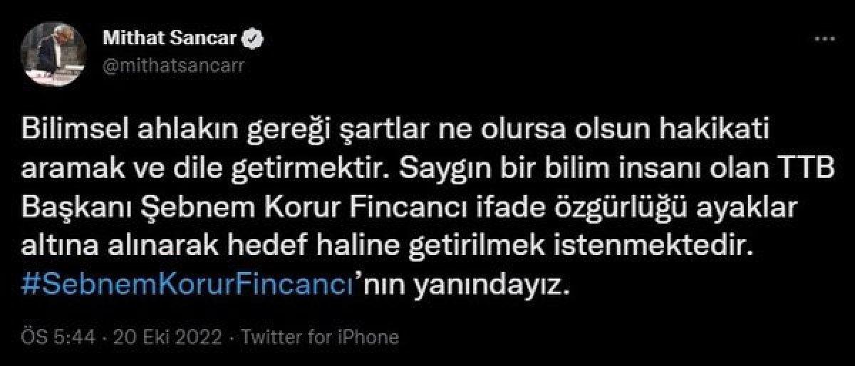 HDP'liler, TSK'ya iftira atan TTB Başkanı Fincancı'ya sahip çıktı