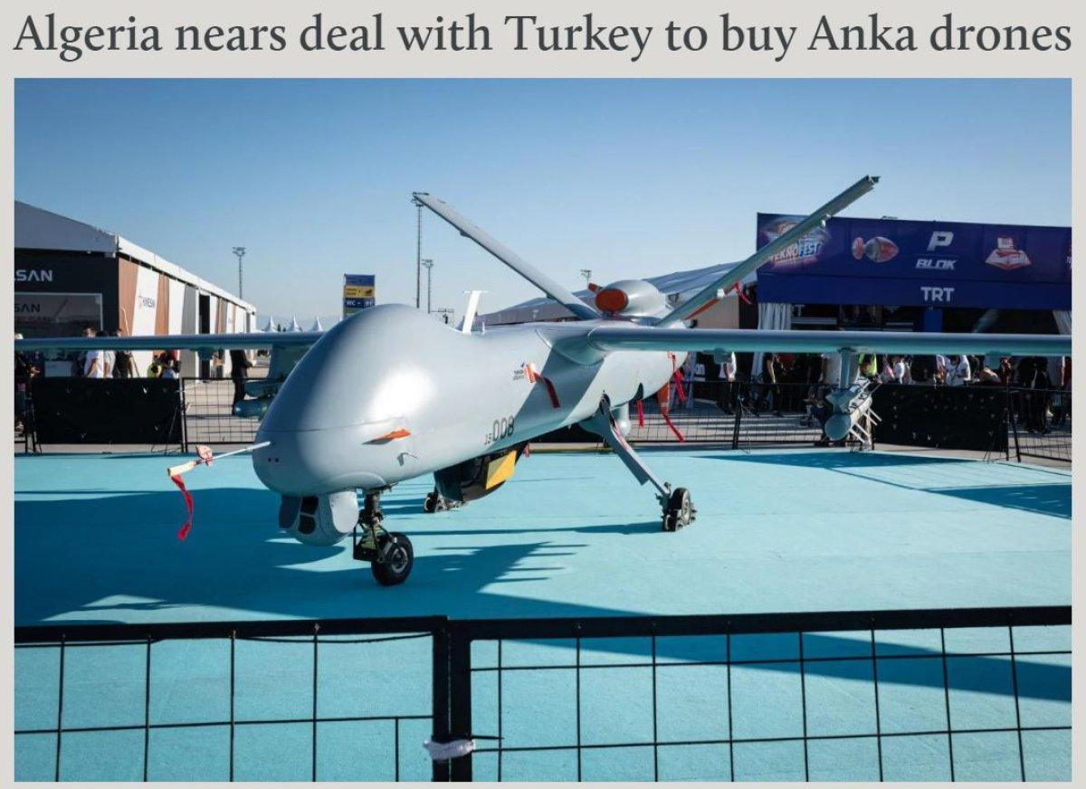 Cezayir, Türkiye'den ANKA-S İHA satın almaya hazırlanıyor