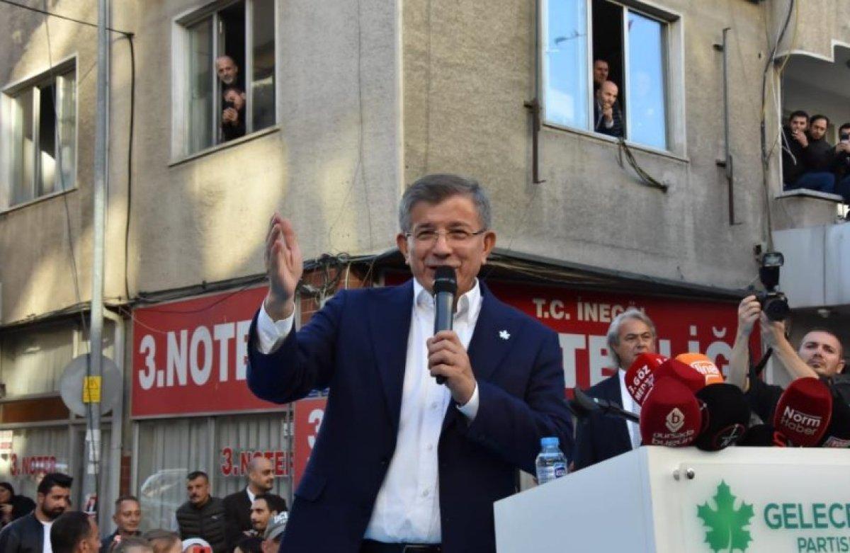 Ahmet Davutoğlu'na vatandaştan 