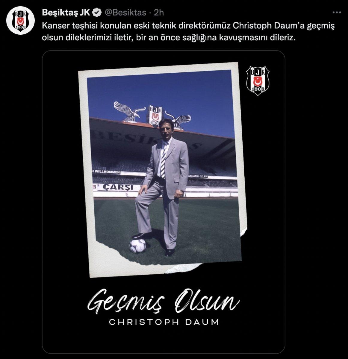 Cristoph Daum, kanserle mücadele ettiğini açıkladı