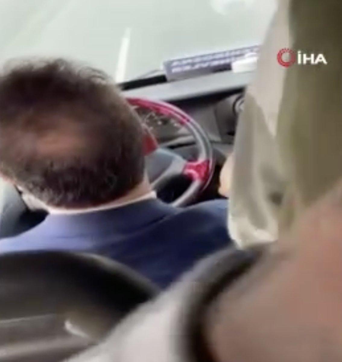 Bahçelievler'de minibüs şoförü, yolcuların para vermediği gerekçesiyle küfretti