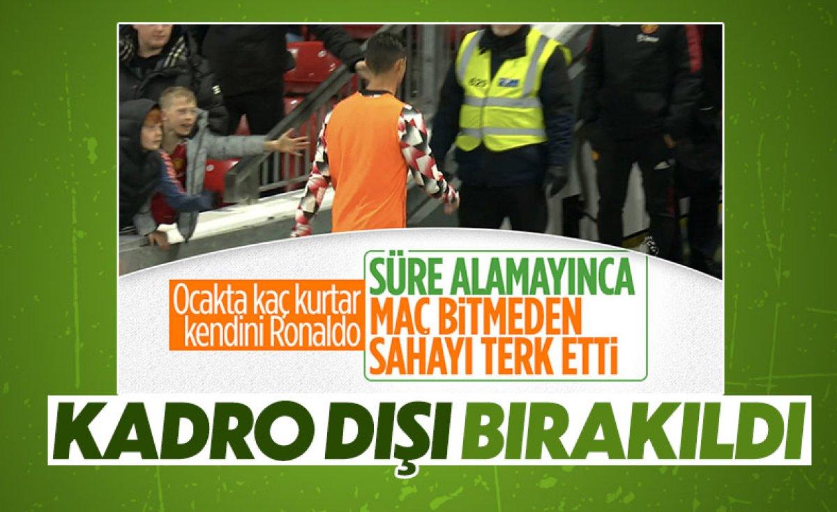 Erik ten Hag: Ronaldo'nun yaptığı davranışın bir sonucu olacaktı