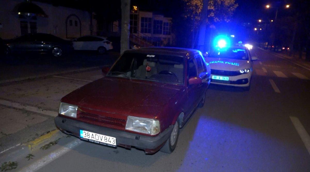 Aksaray'da alkollü araç kullanan sürücü: İnşallah bir daha yapmam