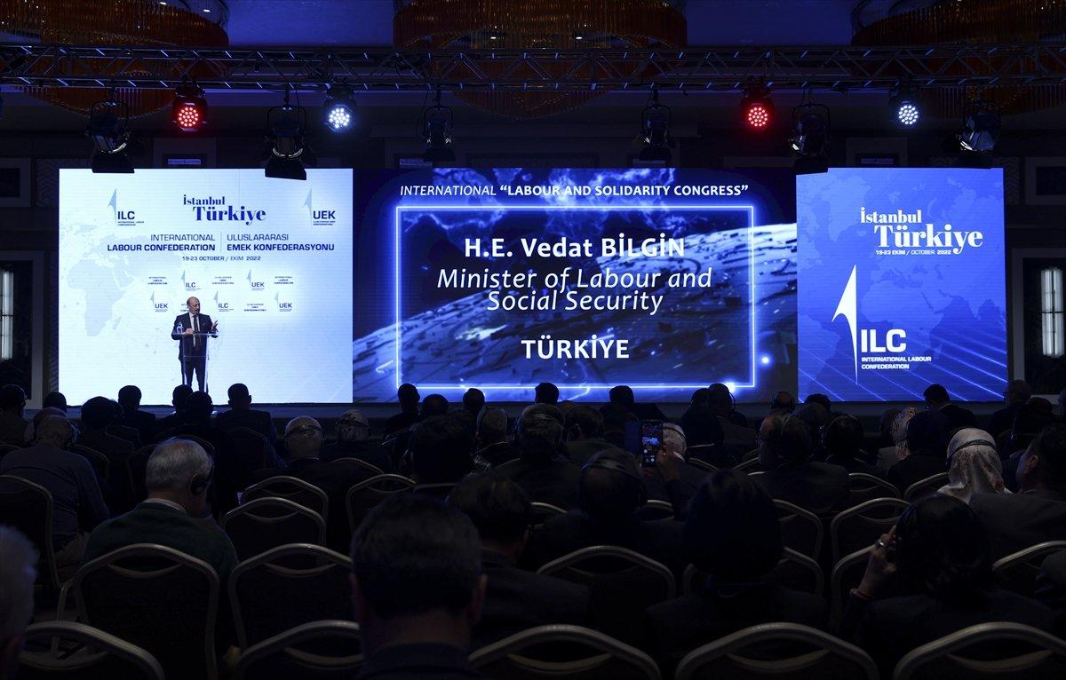 Vedat Bilgin Uluslararası Emek ve Dayanışma Kongresi'ne katıldı