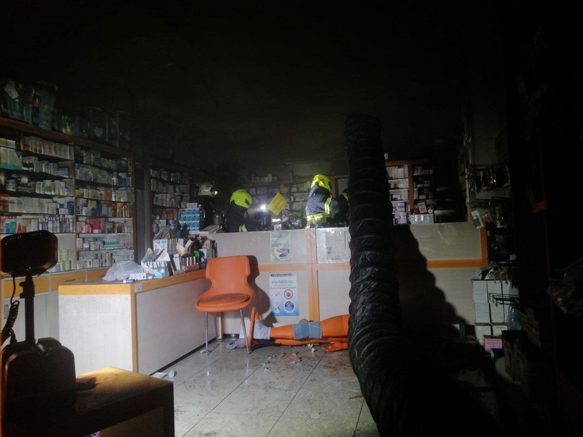 Aydın'da eczanede çıkan yangın kontrol altına alındı