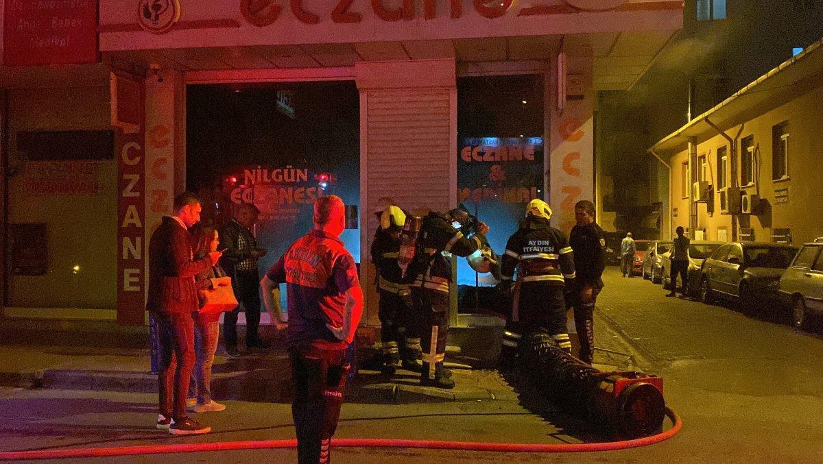 Aydın'da eczanede çıkan yangın kontrol altına alındı