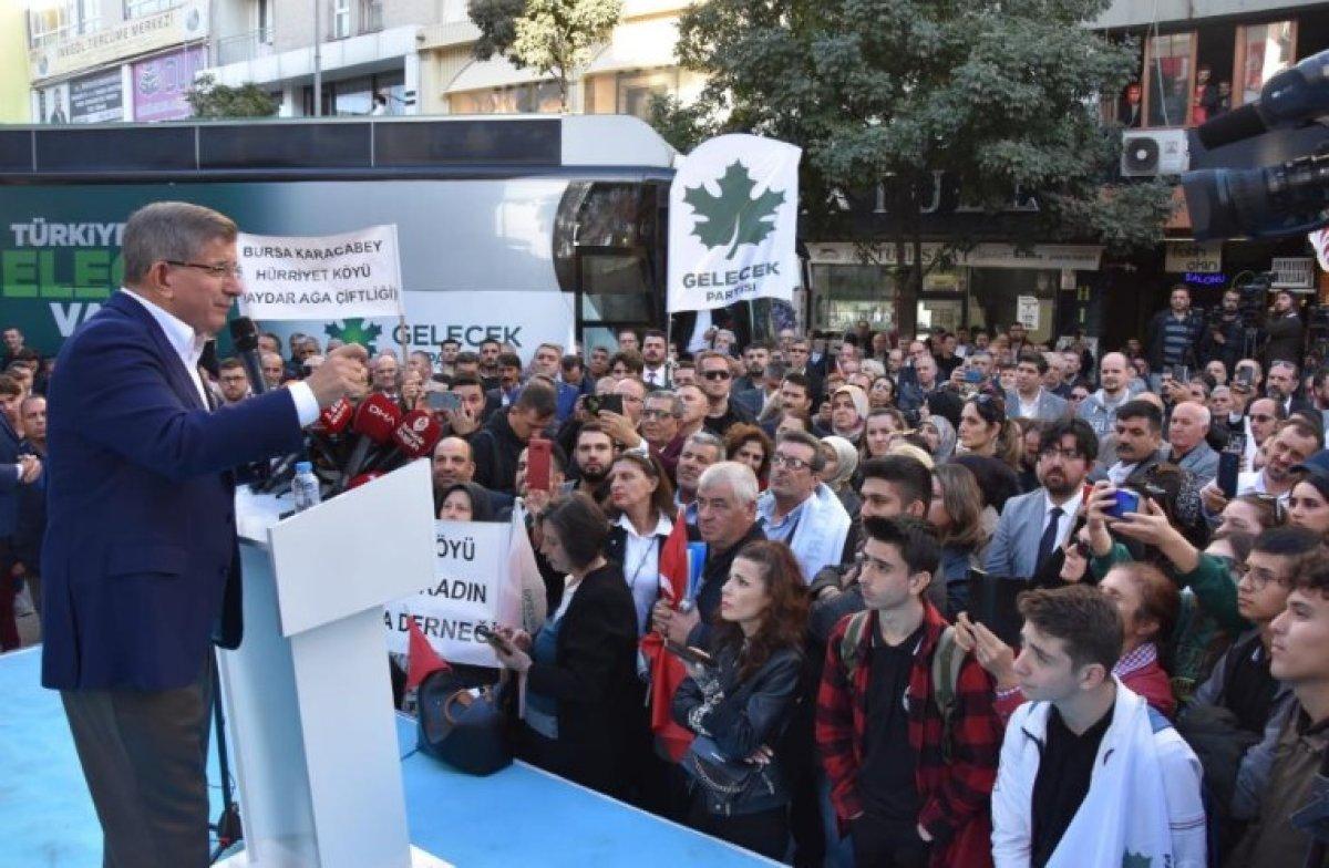 Ahmet Davutoğlu'na vatandaştan 