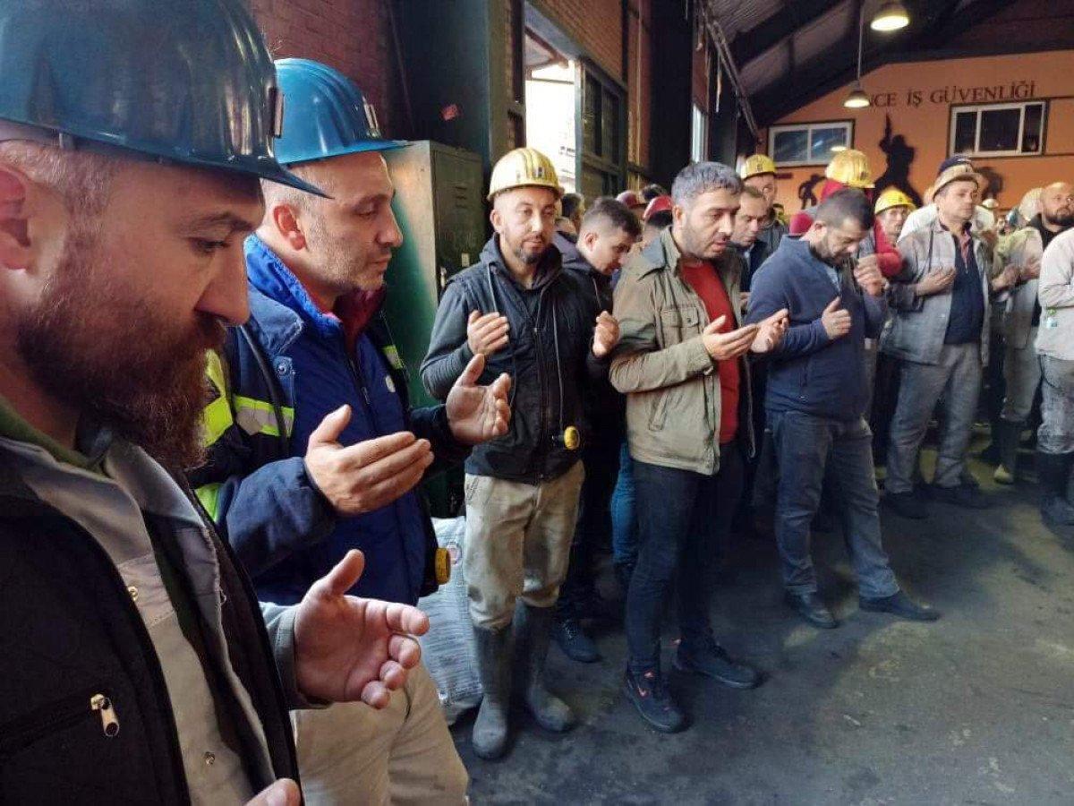 Zonguldak'ta madenciler, Amasra'da ölen 41 meslektaşları için dua etti