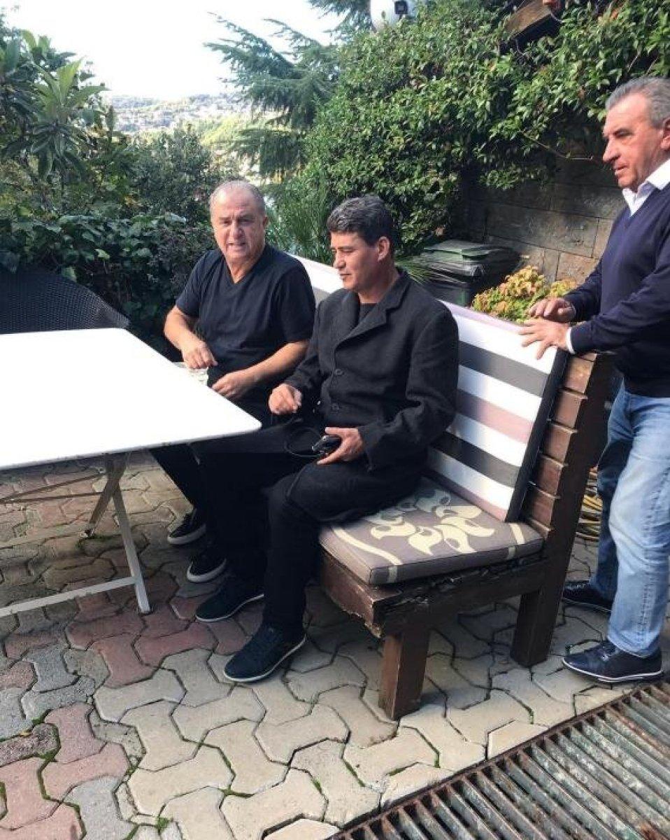 Capone, Fatih Terim'i ziyaret etti