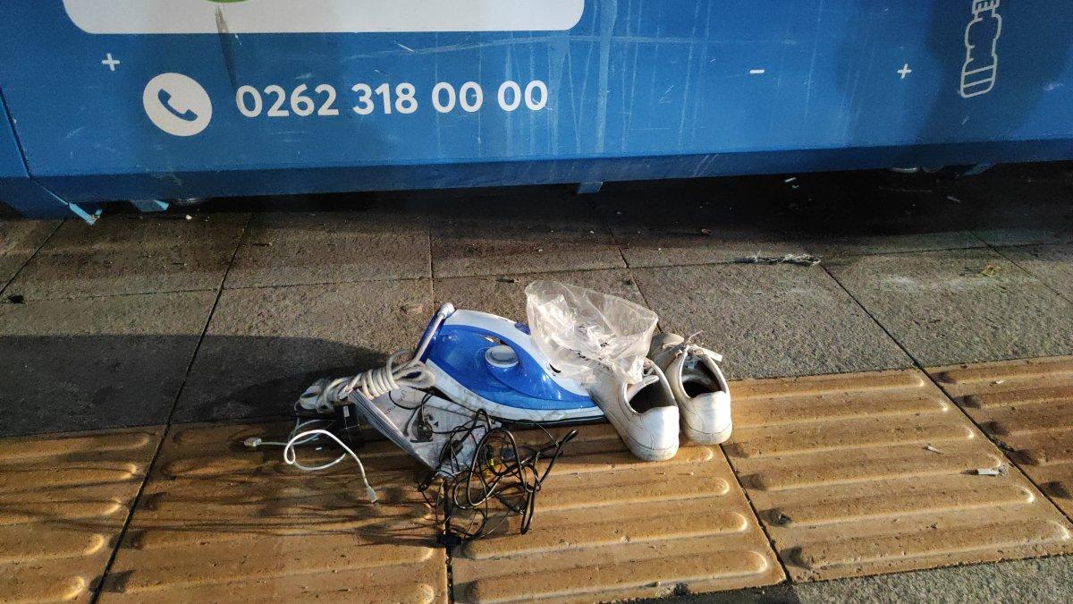 Kocaeli'de geri dönüşüm kutusuna giren çocuk: Yanlışlıkla girdim